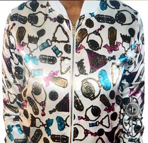 Image of Material Girl Silk Cropped Jacket