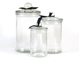 Image of French Glass Apothecary Jars