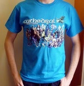 Image of CATHEDRAL - Ethereal Mirror BLUE T-Shirt
