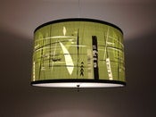 Image of Green Grass Tiki Pendant Lamp by Mookie Sato 