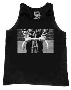 Image of Drop Bars Not Bombs / Black Tank Top 