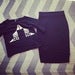 Image of Mary Meyer baseball tee & knit pencil skirt