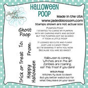 Image of Halloween Poop (4x4) ~ Peachy
