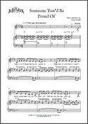 Image of Someone You'd Be Proud Of (Digital Sheet Music)