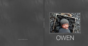 Image of Simply Clean Album Template 1 (12x12 LayFlat Album)