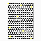 Image of Black Triangles Postcard
