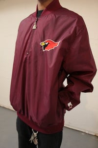 Image of Vintage Cardinals Pullover Jacket By Starter Size-M