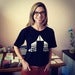 Image of Mary Meyer baseball tee & knit pencil skirt
