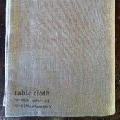 Image of Fog Linen Tablecloth  51"x71"