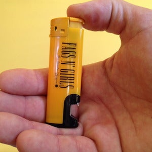 Image of THE OLYMPIC TORCH - Fags And Girls Cigarette Lighter / Bottle Opener 