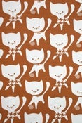 Image of Caramel Cats organic interlock (by the half metre)