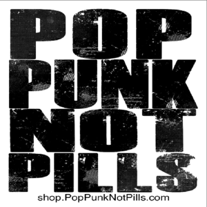Image of "POP PUNK NOT PILLS" Logo Sticker