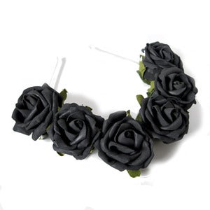 Image of Whole Lotta Rosie Headband - Black