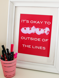 Image of "It's okay" Art Print