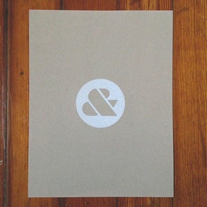 Image of Hand-Stamped Kraft Print