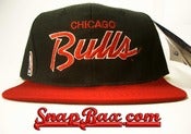 Image of Vintage Deadstock Chicago Bulls Sports Specialties Script Snapback 