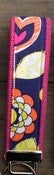 Image of Vintage Flowers Wristlet Keychain --- 5 in stock