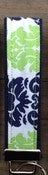 Image of Preppy Paisley Wristlet Keychain --- 5 in stock