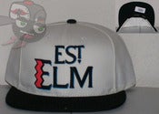 Image of ELM "The Ides"  Two Tone Whit/Black Snapback 