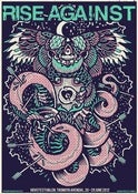 Image of RISE AGAINST- Hove Festival 2012 gig poster