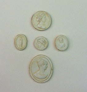 Image of Framed Intaglios - "Queen" Design