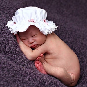 Image of Sweet Little Bonnet Pattern - Mob Cap Pattern - Newborn- 6 years +18" doll