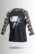 Image of "BLOW IT BY THE O" Black Raglan