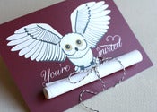 Image of Snowy Owl DIY Invitation (10)