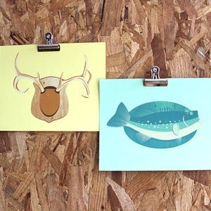 Image of Hung Art Prints