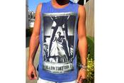 Image of Blue Followthefish Singlet