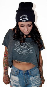Image of Window To The Soul Loose Crop Tee