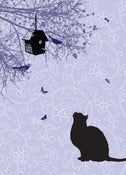 Image of Cat & Birdbox Print - Available in 2 sizes