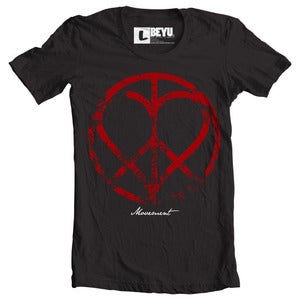 Image of Peace n Love Logo (black)