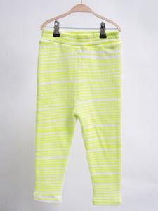 Image of Kids Pants Neon Yellow Stripes