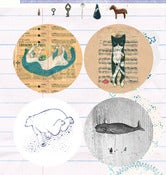 Image of marumaru little sticker series, no.01