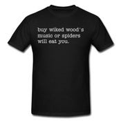 Image of Wiked Wood Spider T-Shirt - Black
