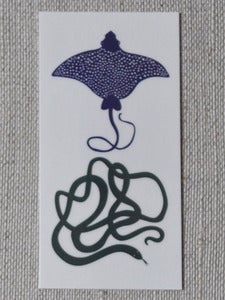 Image of Tattoos: Snakes and Rays