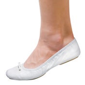 Image of White Ballet Flat