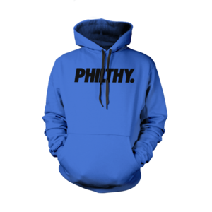Image of PHILTHY. Hoodie (Blue/Black)  