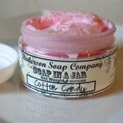 Image of Cotton Candy (4 oz. jar) Soap In A Jar (Fluffy Whipp) (Vegan)