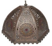 Image of Stain Glass & Metal Sconces 