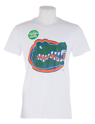 Image of FLORIDA GATORS UNISEX WHITE GLOWING COLORS TEE