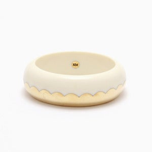Image of Donut Bangle | Bone + Golden