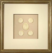Image of Framed intaglios - "Zelda" design