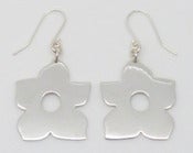 Image of STERLING SILVER FLOWER EARRINGS