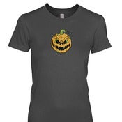 Image of Zombie Pumpkins Vine Wings T-Shirt (Women's)