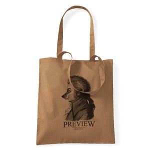 Image of Preview Wolf Gang Tote Bag, Caramel