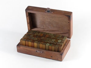 Image of Alphabet Stamp Sets