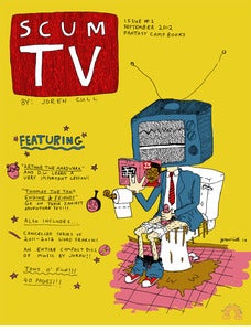 Image of "SCUM TV" issue #1 (40 Page Comic Book + CD!)