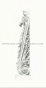 Image of Architectural Rendering: Bracket from Owens-Thomas House in Savannah